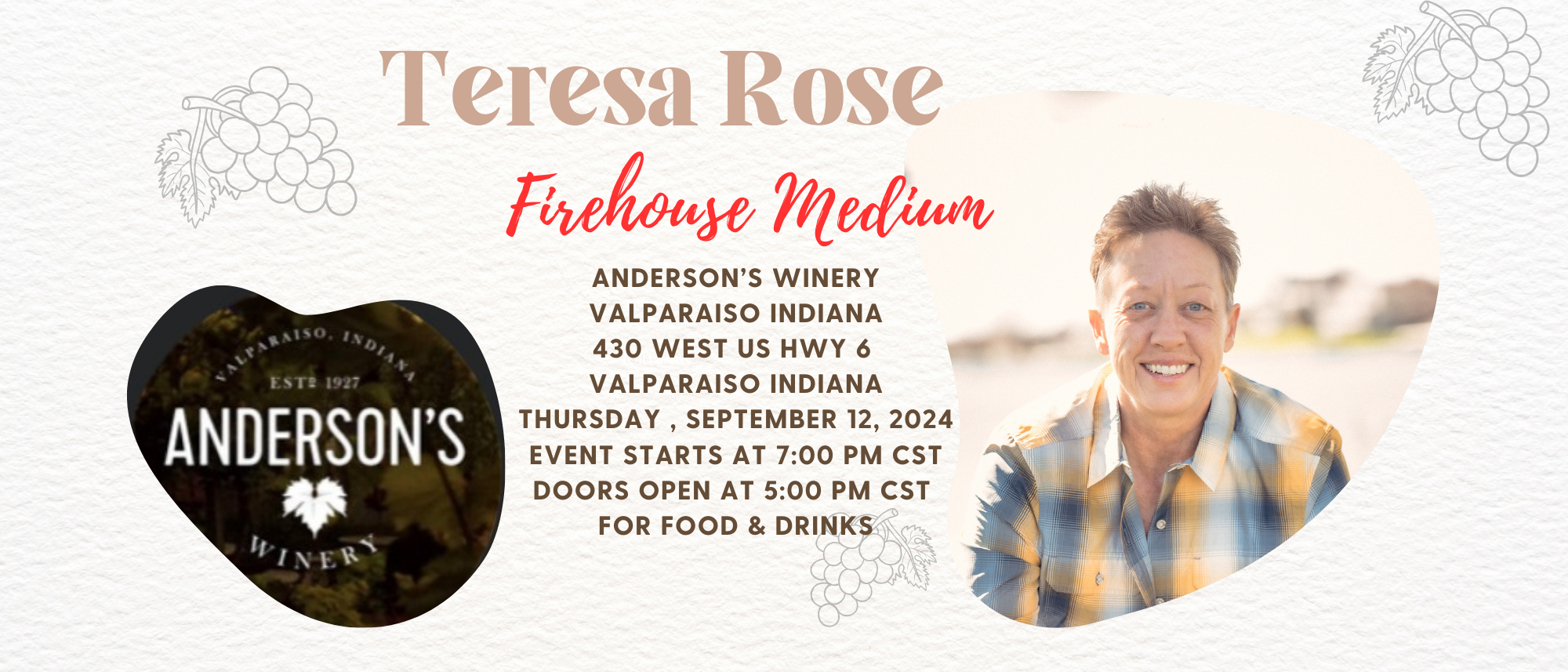 Teresa Rose Firehouse Medium | Anderson's Winery