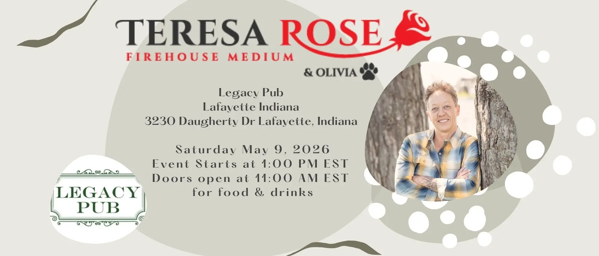 Teresa Rose Firehouse Medium | Legacy Pub